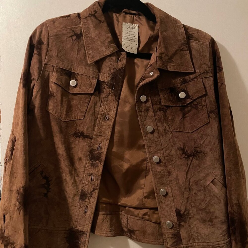 Tye-Dye Suede Jacket Co&Eddy